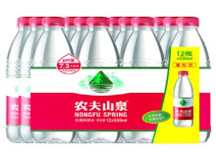 <b>农夫山泉饮用天然水550ml1*12瓶量贩装</b>